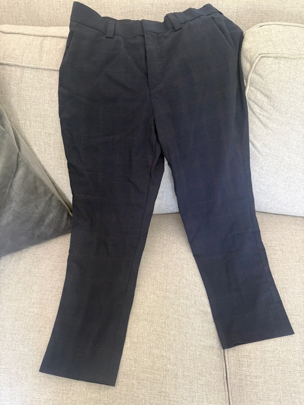 HUGO Men's Navy Dress Pants - Slim Tailored Style